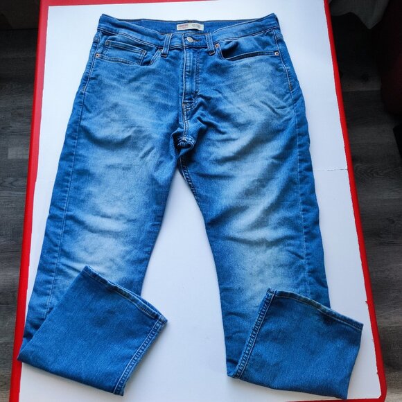 Signature by Levi Strauss jeans men's size W34/L30 denim blue slim straight - Picture 1 of 16